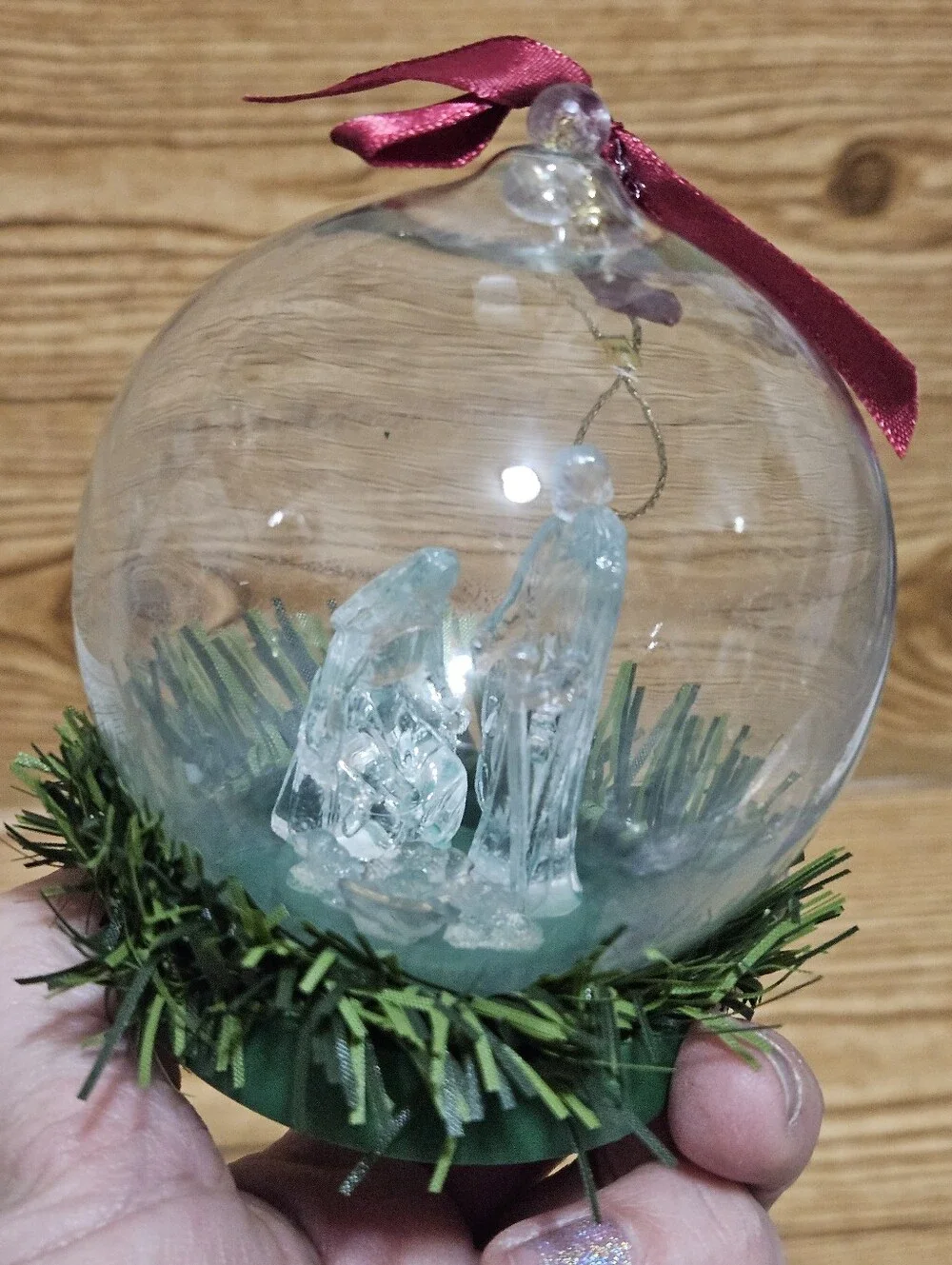Vintage Lincolnshire Nativity ornament